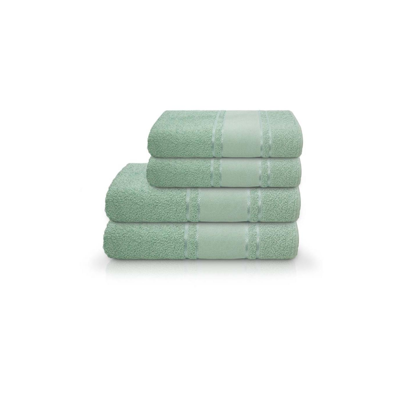 TOALHA PINTA E BORDA P/BANHO 70 X 140 VERDE F1338 CAMESA