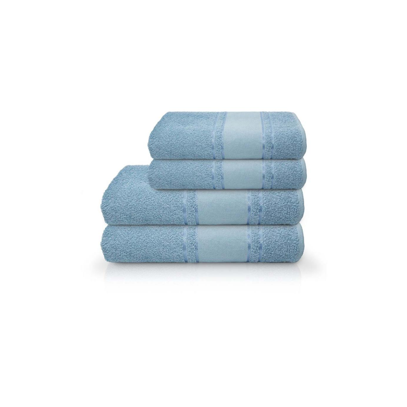 TOALHA PINTA E BORDA P/BANHO 70 X 140 AZUL F2049 CAMESA