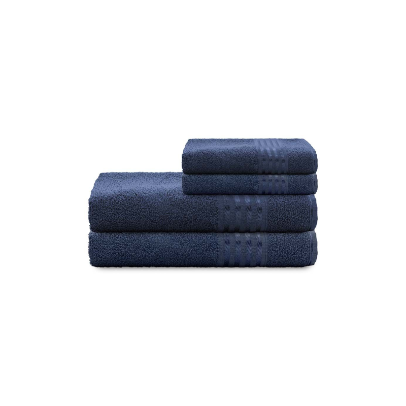 TOALHA DECOR P/BANHO 62 X 120 MARINHO F2288 CAMESA