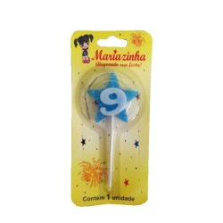 MARIAZINHA VELA ESTRELA N9 AZUL 1UN