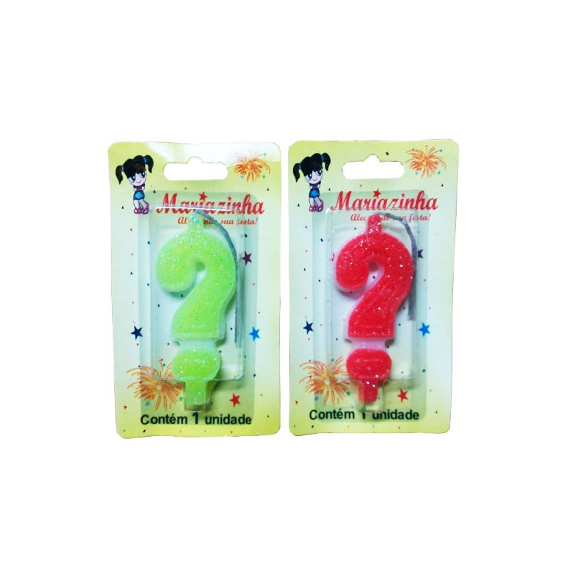 MARIAZINHA VELA SUPER BRILHO N? SORTIDO C/1un