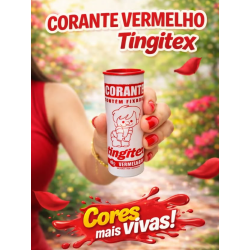 CORANTE VERMELHO 09 005/19209 TINGITEX 1un