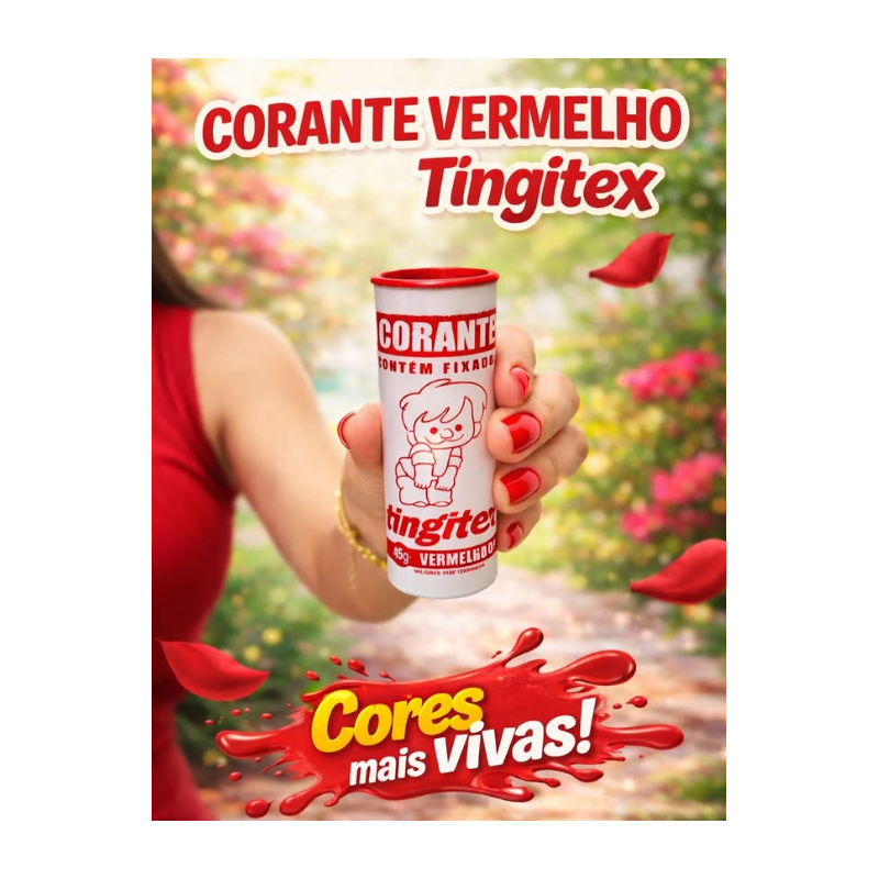 CORANTE VERMELHO 09 005/19209 TINGITEX 1un